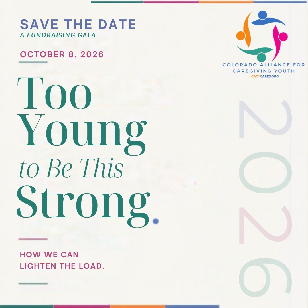 CACY 2026 Fundraising Gala Save the Date for Too Young to Be This Strong, October 8, 2026